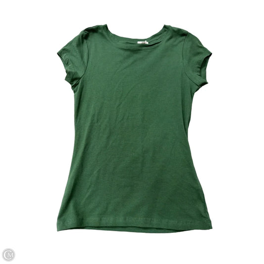 Top Short Sleeve Basic By Derek Heart In Green, Size: L