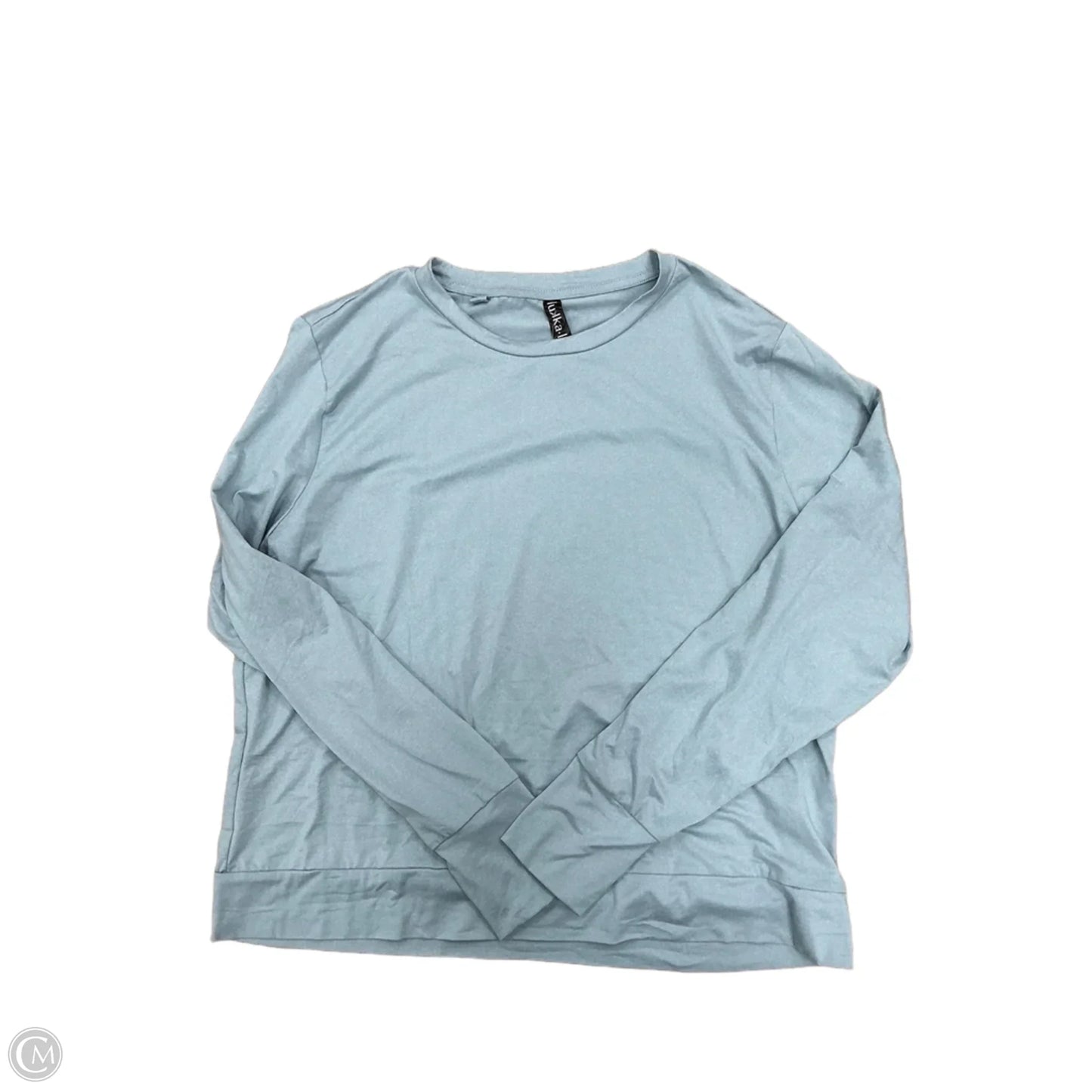 Top Long Sleeve By lukka- lux In Blue, Size: L
