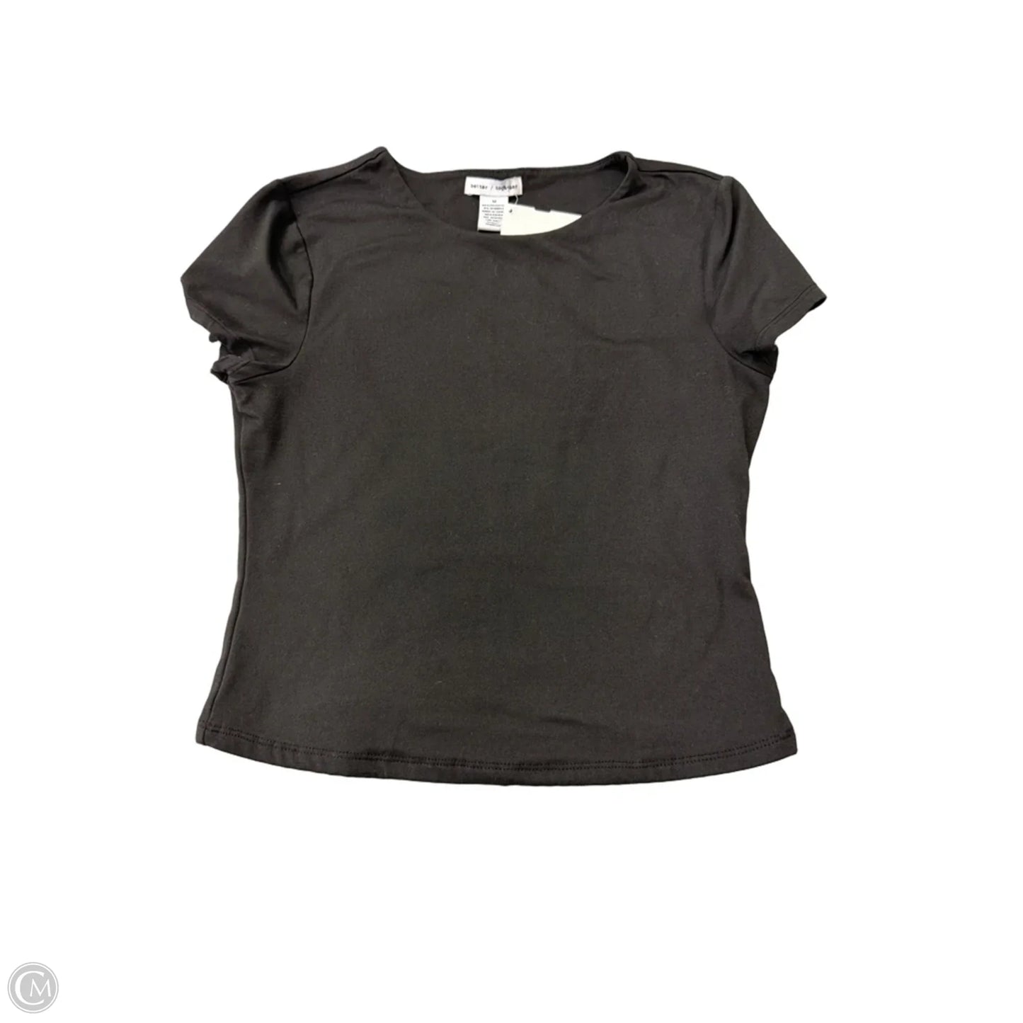 Top Short Sleeve By Better Together In Black, Size: M