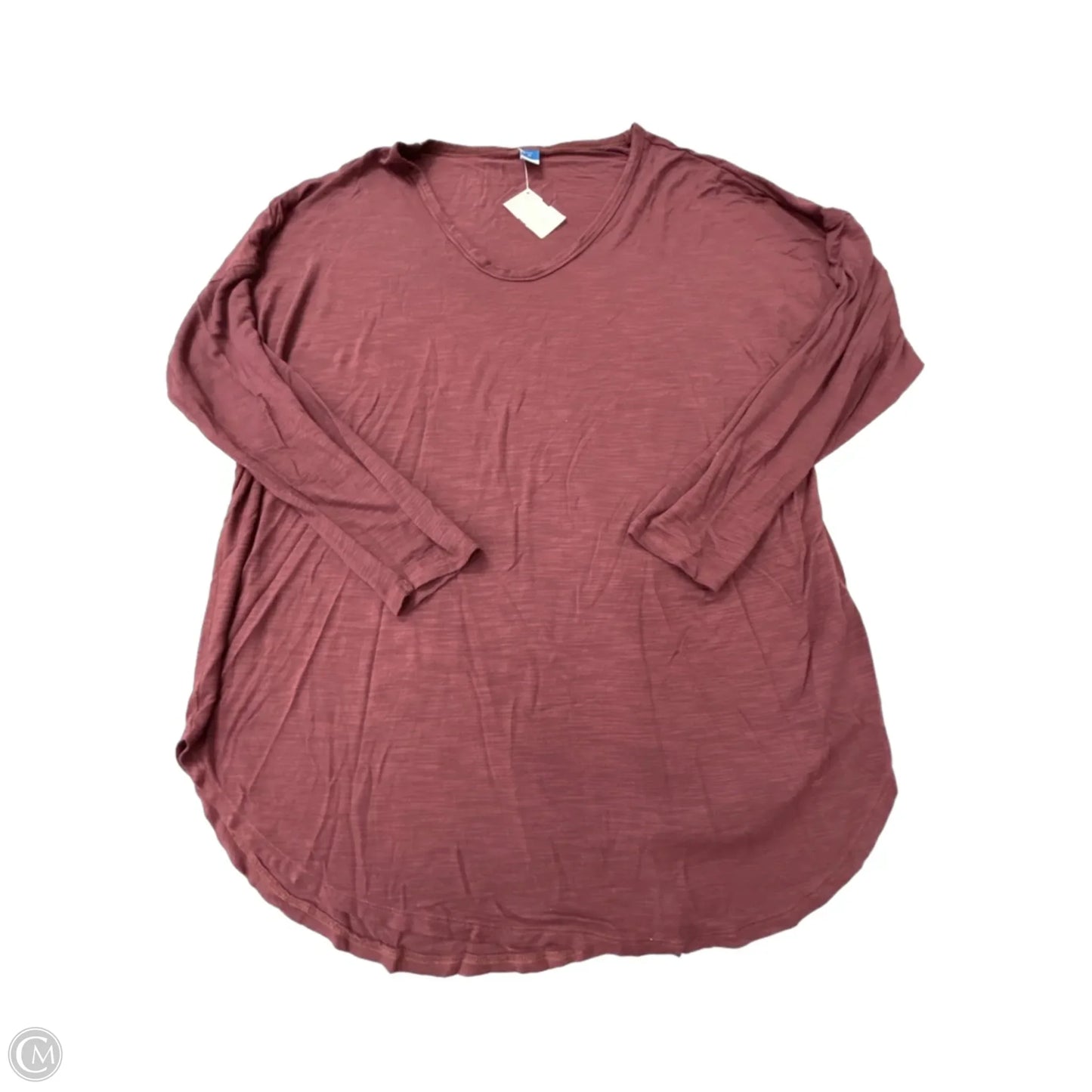 Top Long Sleeve By Old Navy In Maroon, Size: Xl