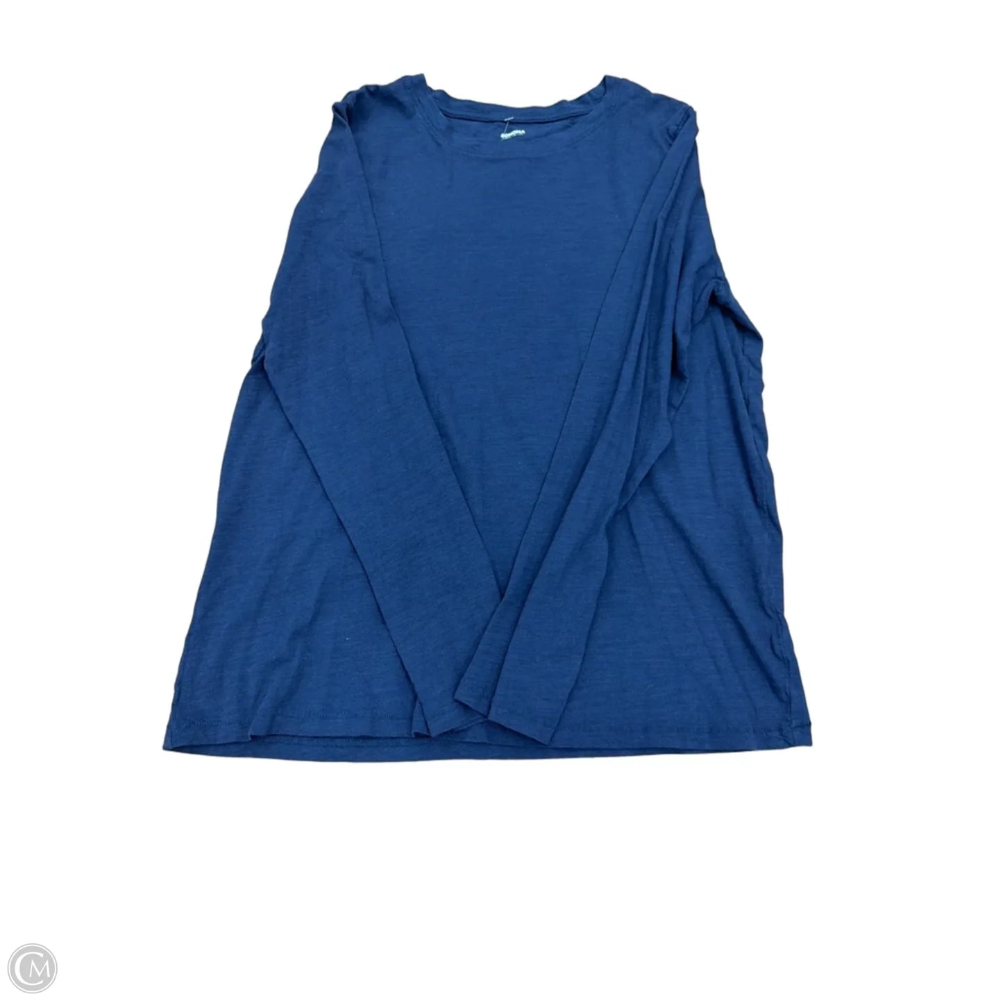 Top Long Sleeve Basic By Sonoma In Blue, Size: L
