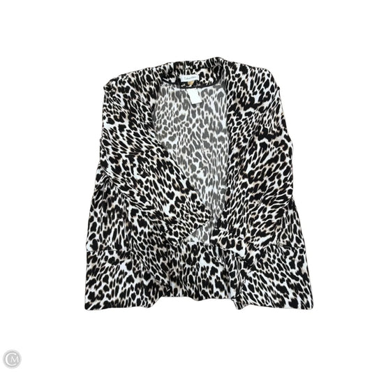 Blazer By Calvin Klein In Animal Print, Size: 2x