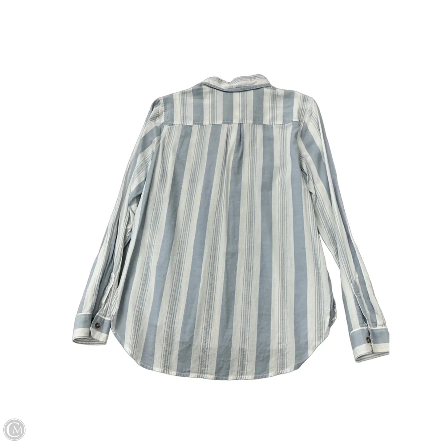 Top Short Sleeve By Universal Thread In Striped Pattern, Size: M