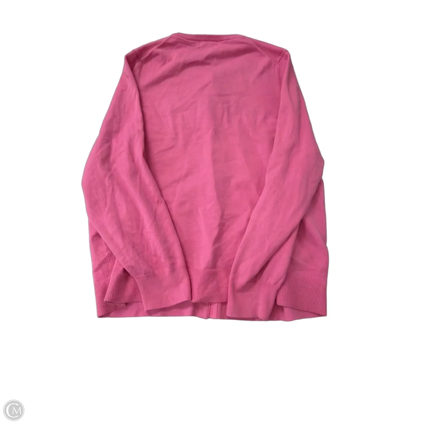 Cardigan By Lands End In Pink, Size: 2x