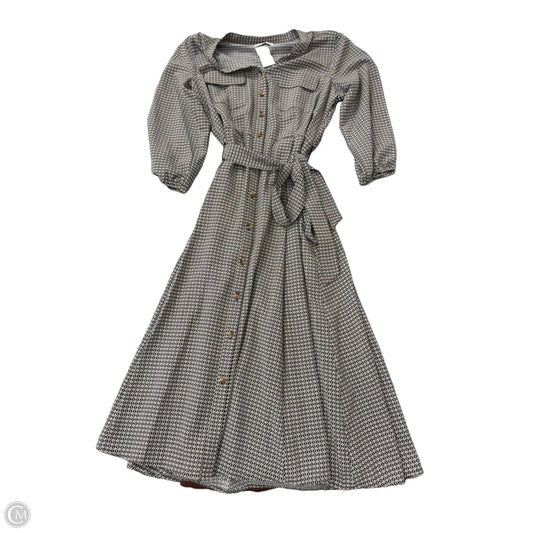 Dress Casual Midi By Croft And Barrow In Multi-colored, Size: M