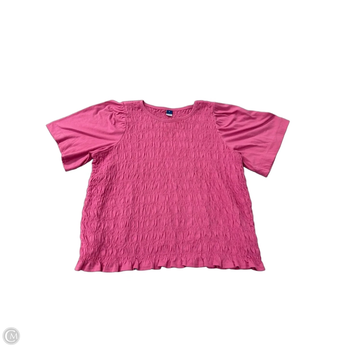 Top Short Sleeve By Old Navy In Pink, Size: M