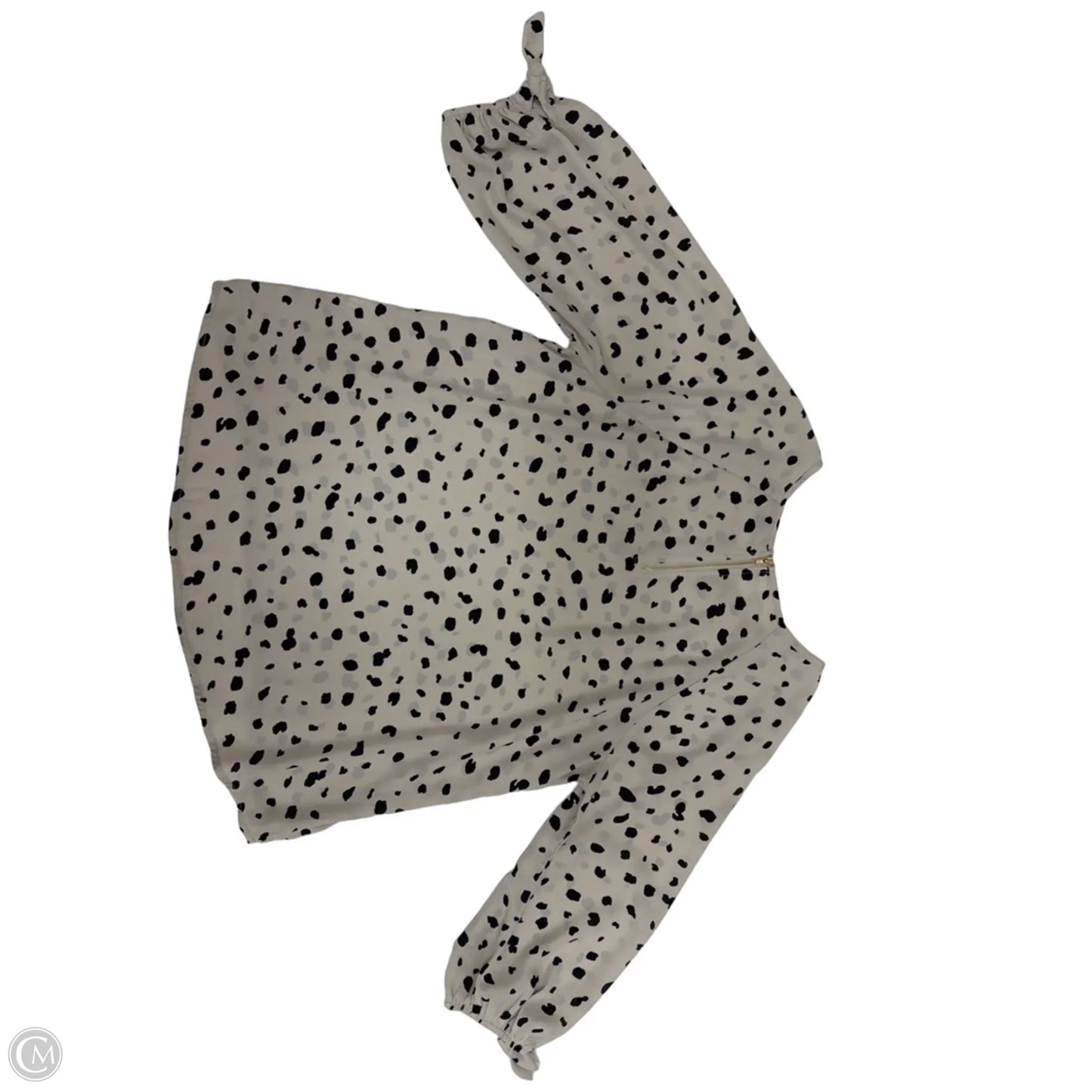 Top Long Sleeve By Papermoon In Animal Print, Size: L