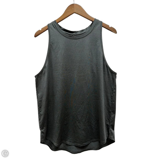 Athletic Tank Top By Icyzone In Grey, Size: Xl
