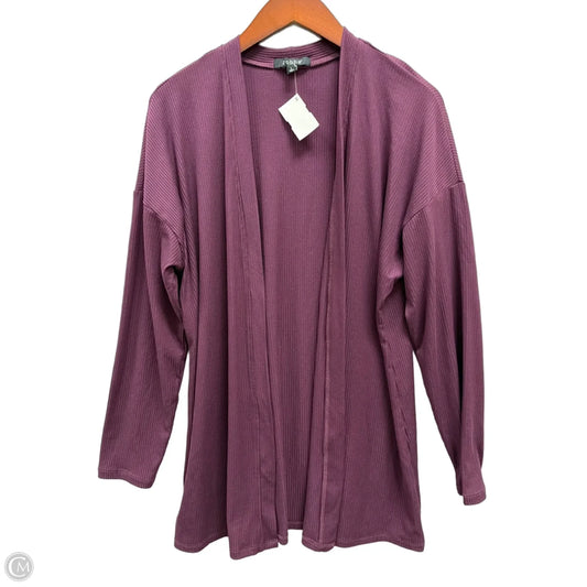 Cardigan By Zobha In Purple, Size: L