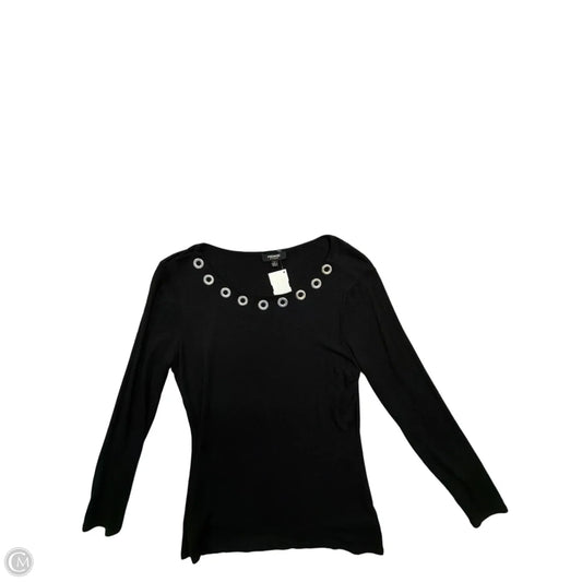 Top Long Sleeve By Premier In Black, Size: S