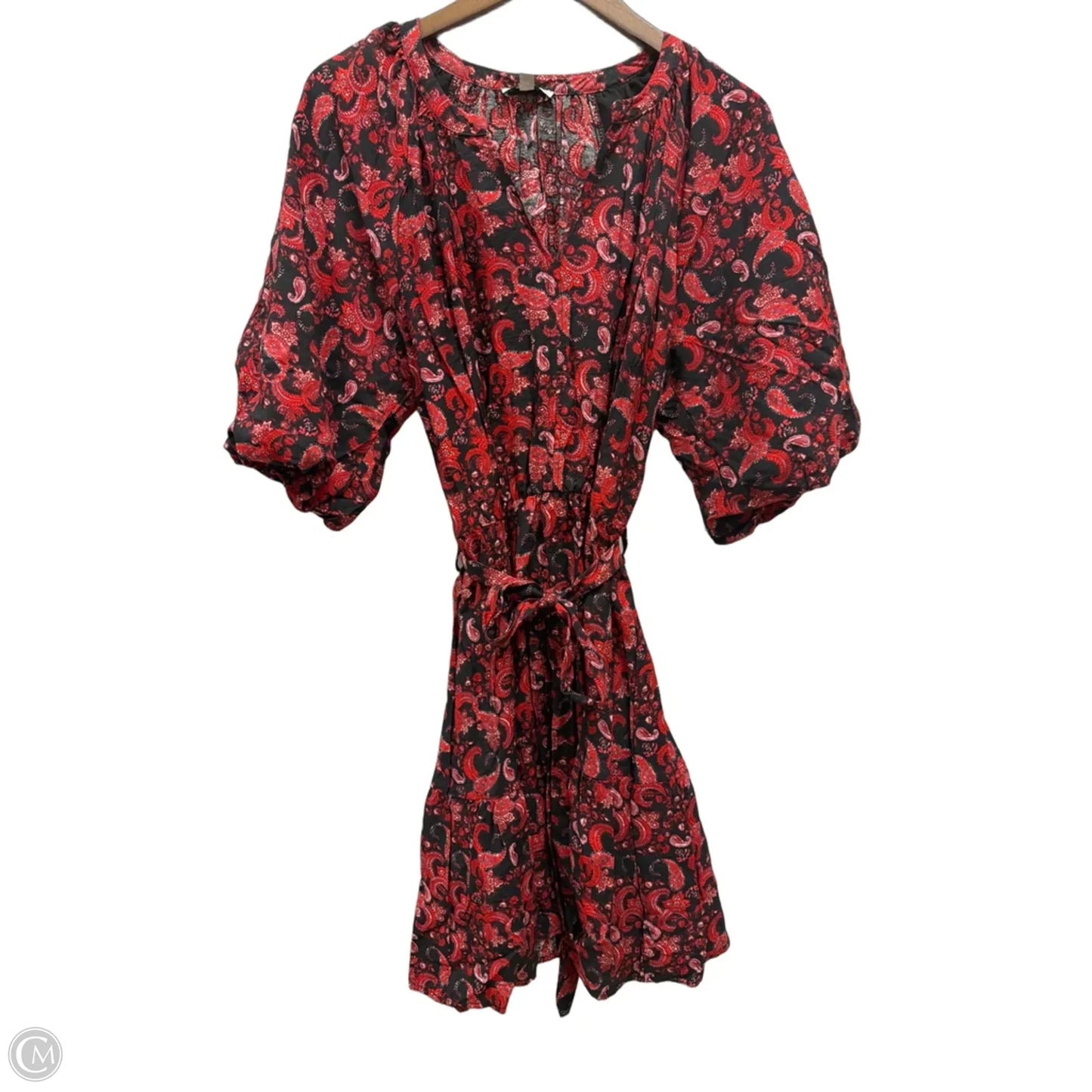 Dress Casual Short By Ophelia Roe In Paisley Print, Size: Xl