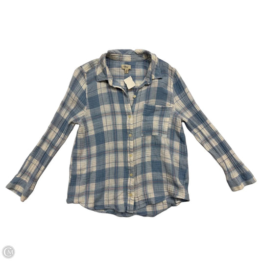 Top Long Sleeve By Style And Co Collection Women In Plaid Pattern, Size: Xl