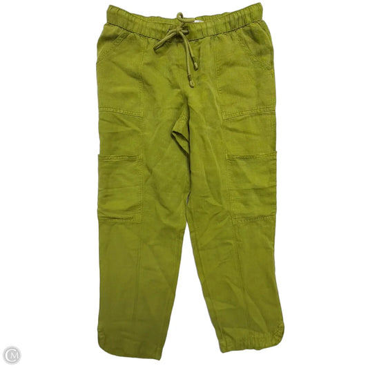 Pants Linen By C And C In Green, Size: M