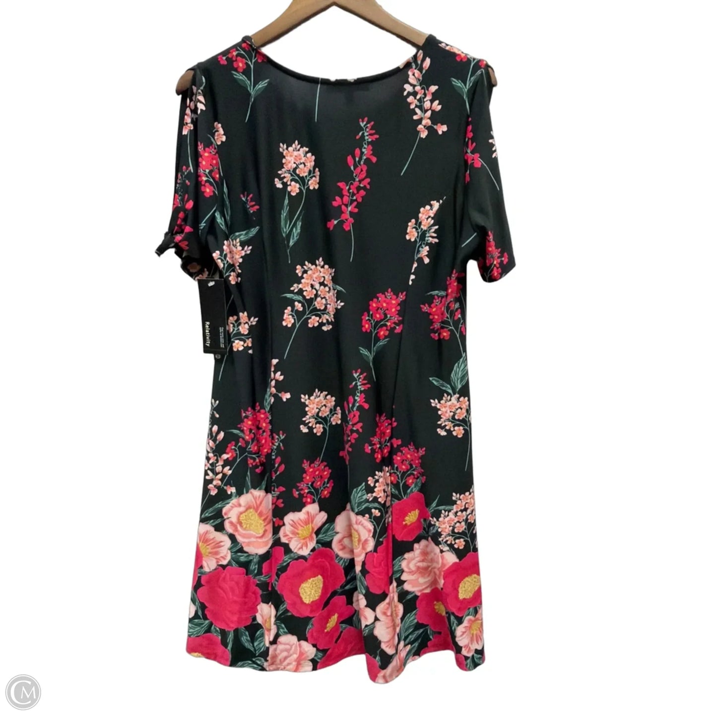 Dress Casual Short By Relativity In Floral Print, Size: L