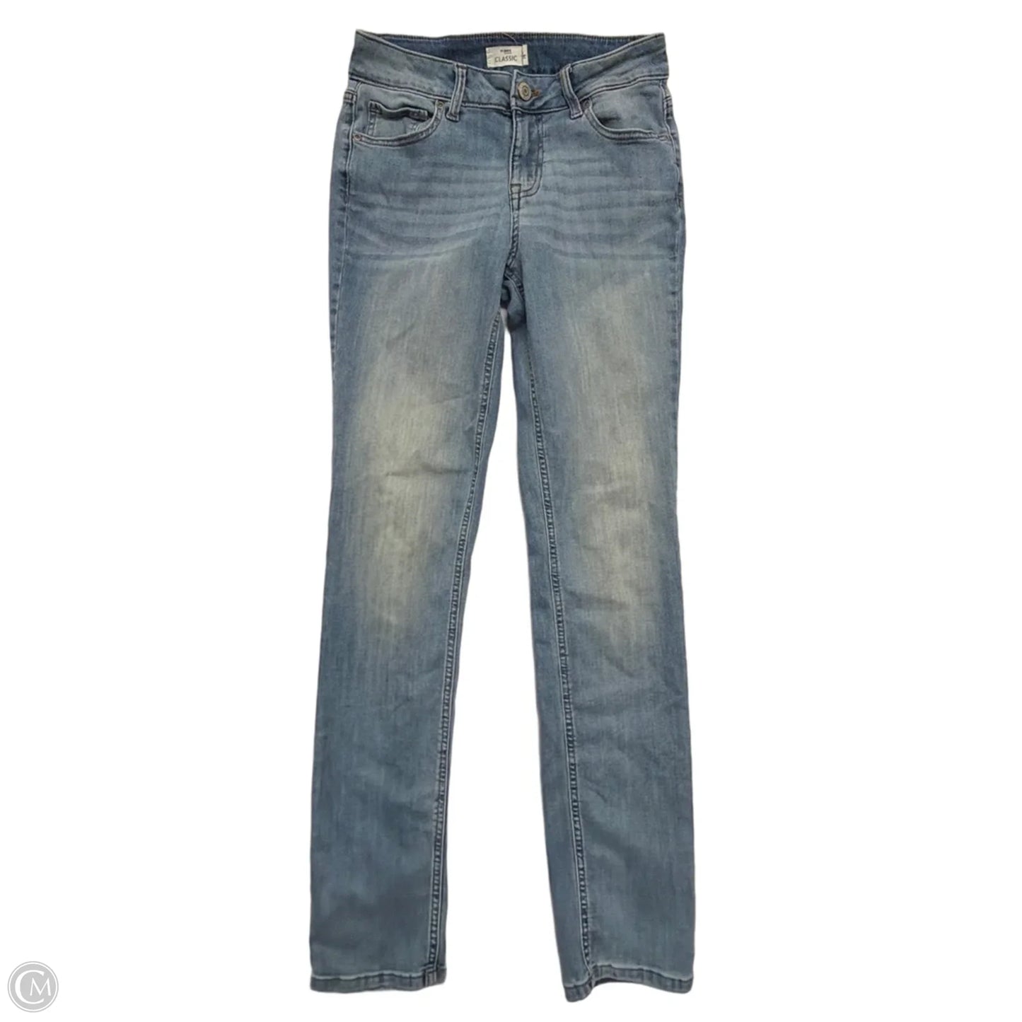 Jeans Straight By Maurices In Blue Denim, Size: 4