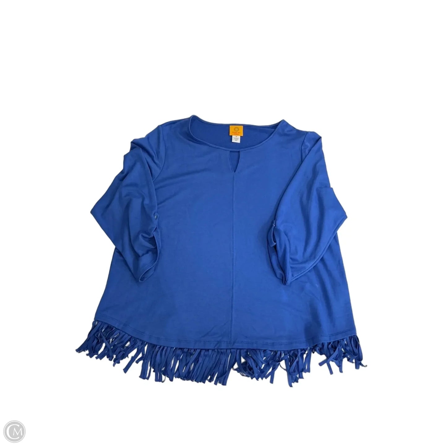 Top 3/4 Sleeve By Ruby Rd In Blue, Size: 1x