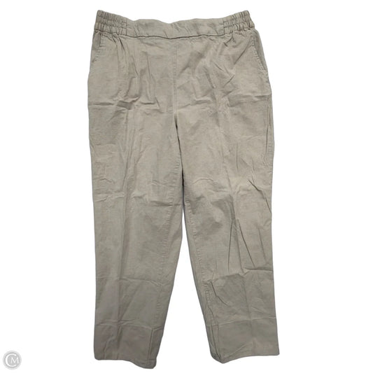 Pants Linen By Lane Bryant In Beige, Size: 16