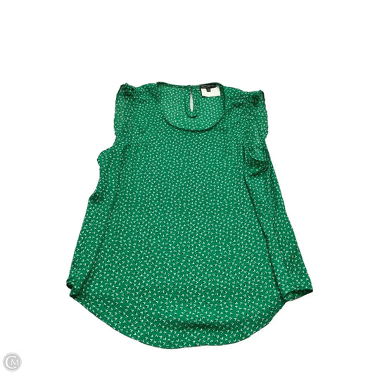 Top Sleeveless By Adrianna Papell In Green, Size: Xl
