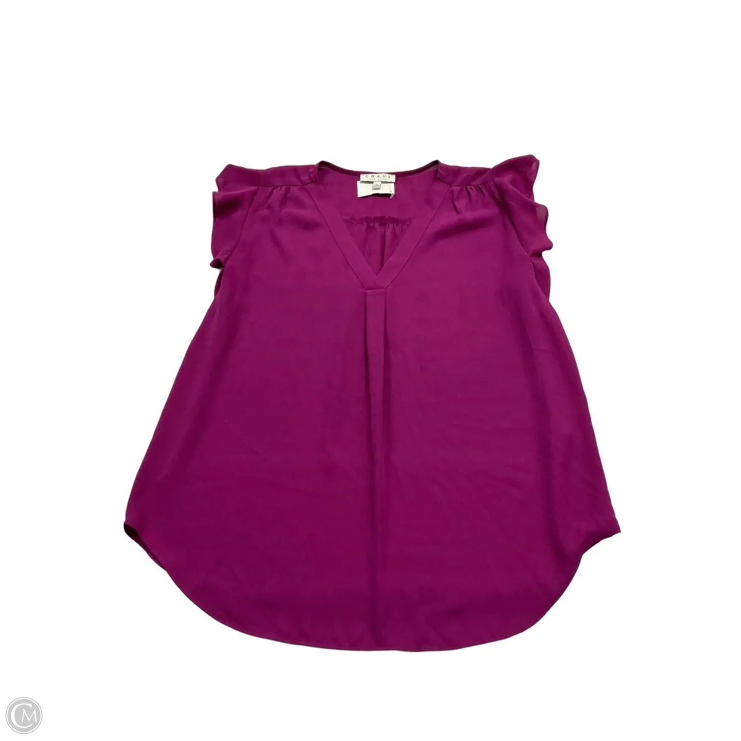 Top Sleeveless By Chaus In Purple, Size: L