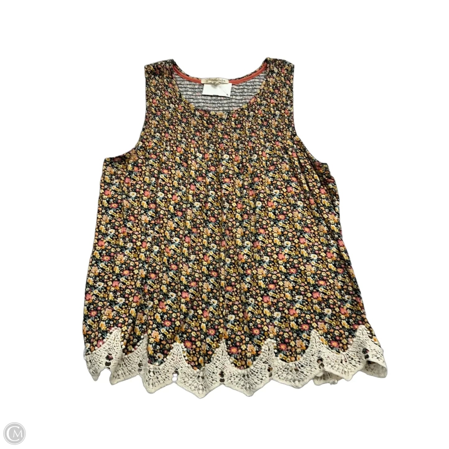 Tank Top By Rewind In Floral Print, Size: Xl