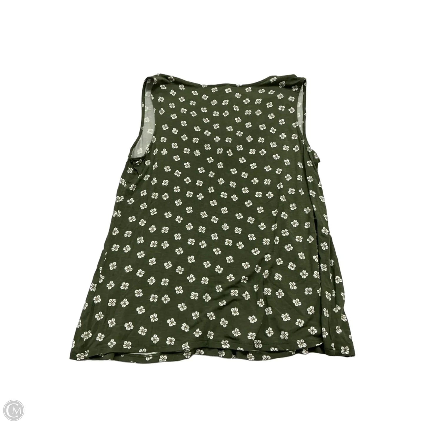 Tank Top By Croft And Barrow In Floral Print, Size: L