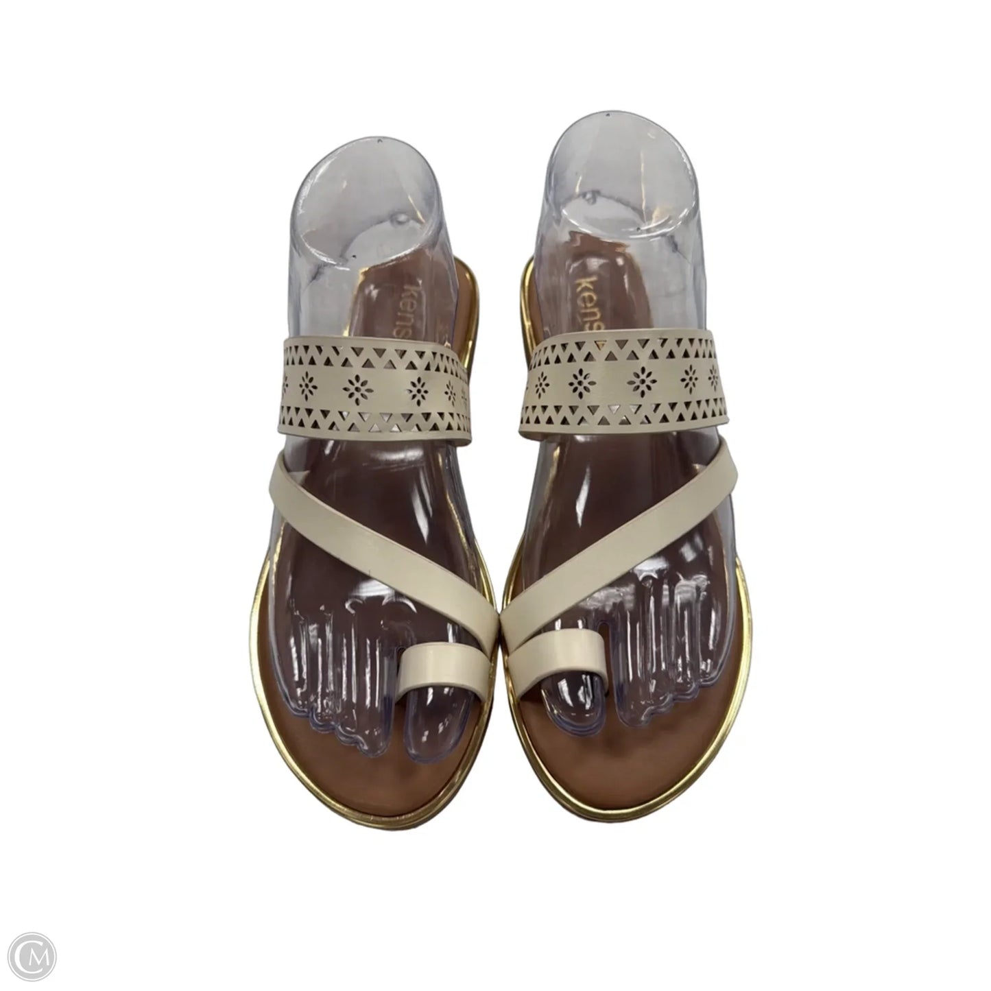 Sandals Flats By Kensie In White, Size: 7