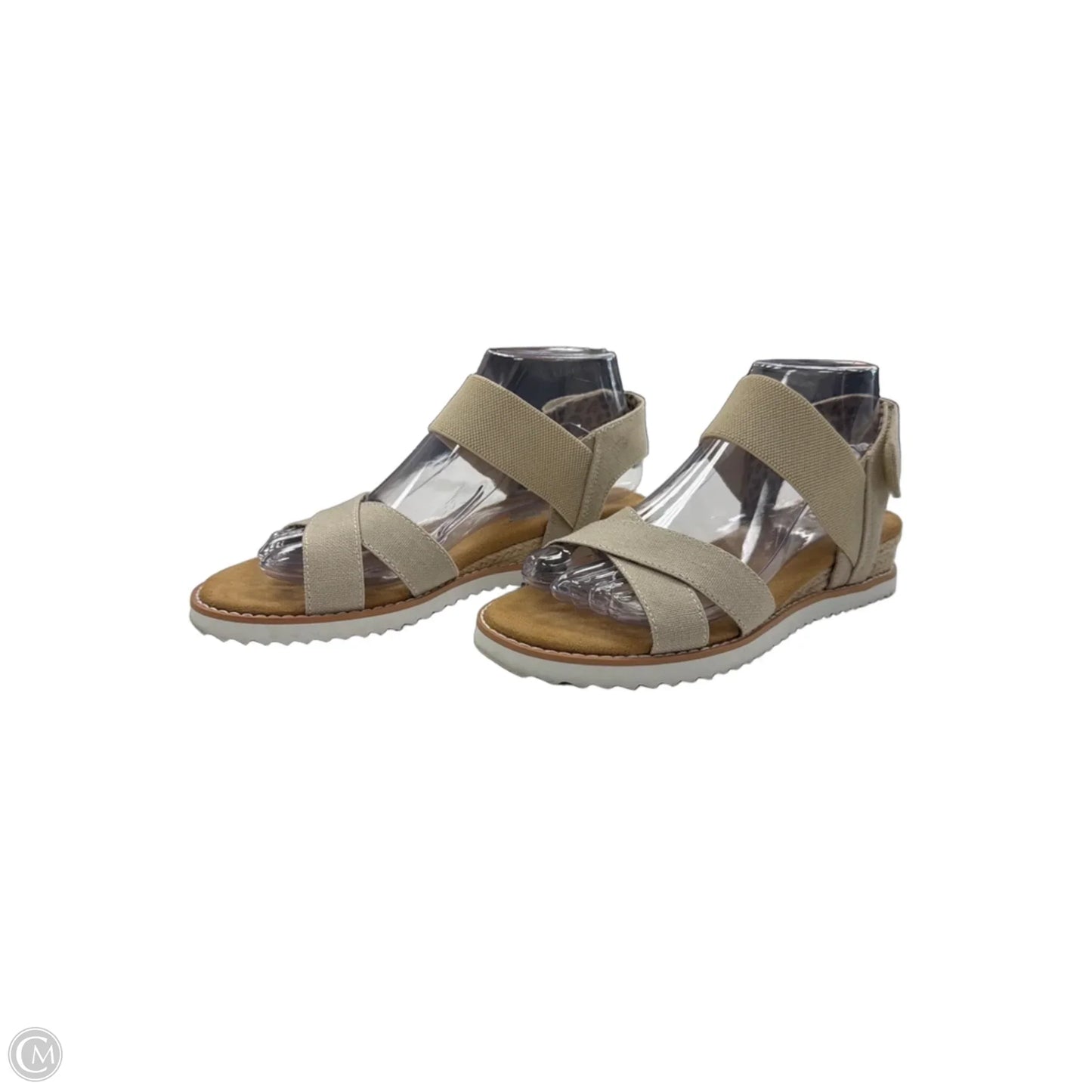 Sandals Flats By Bobs In Tan, Size: 6.5