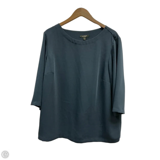 Top 3/4 Sleeve By J. Jill In Navy, Size: Xl