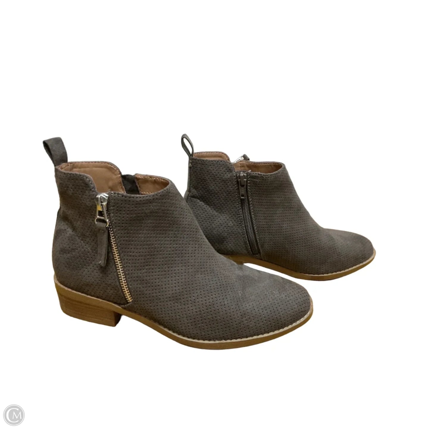Boots Ankle Flats By Universal Thread In Brown, Size: 7