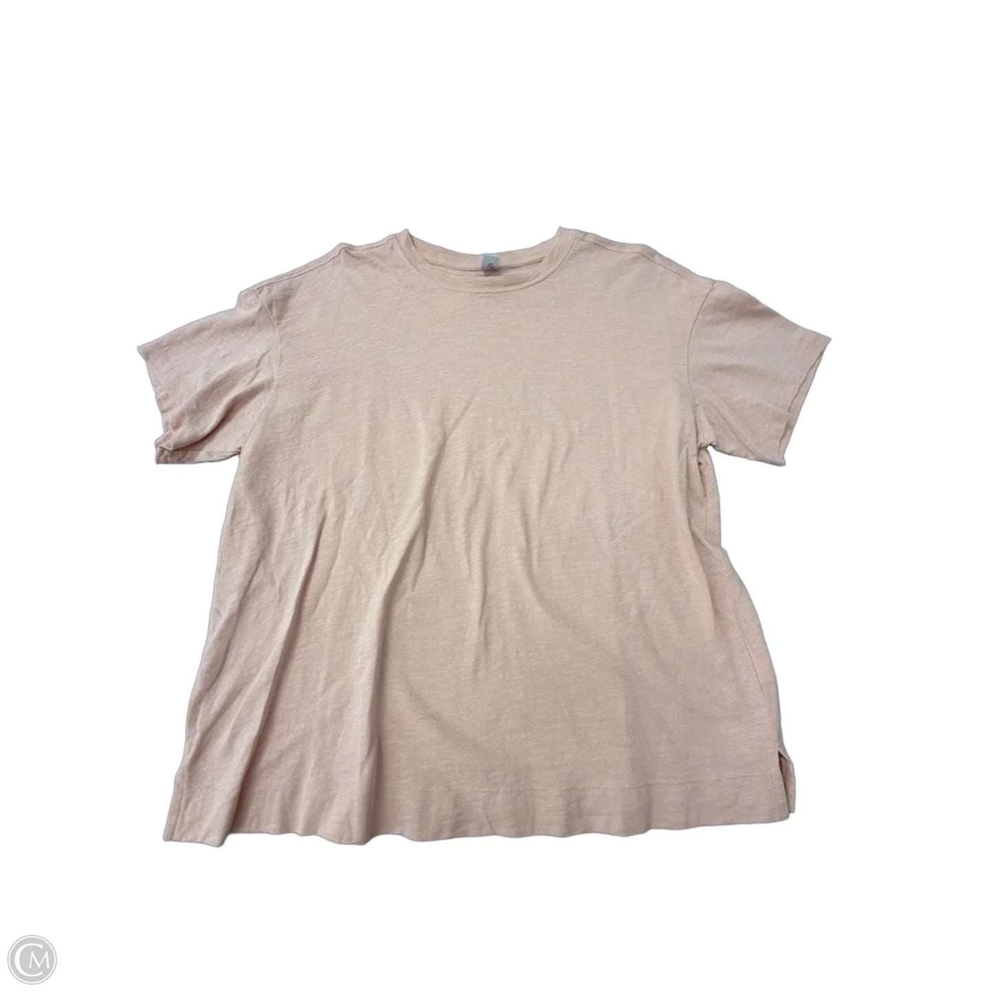 Top Short Sleeve Basic By Old Navy In Pink, Size: M