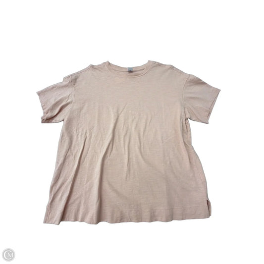 Top Short Sleeve Basic By Old Navy In Pink, Size: M