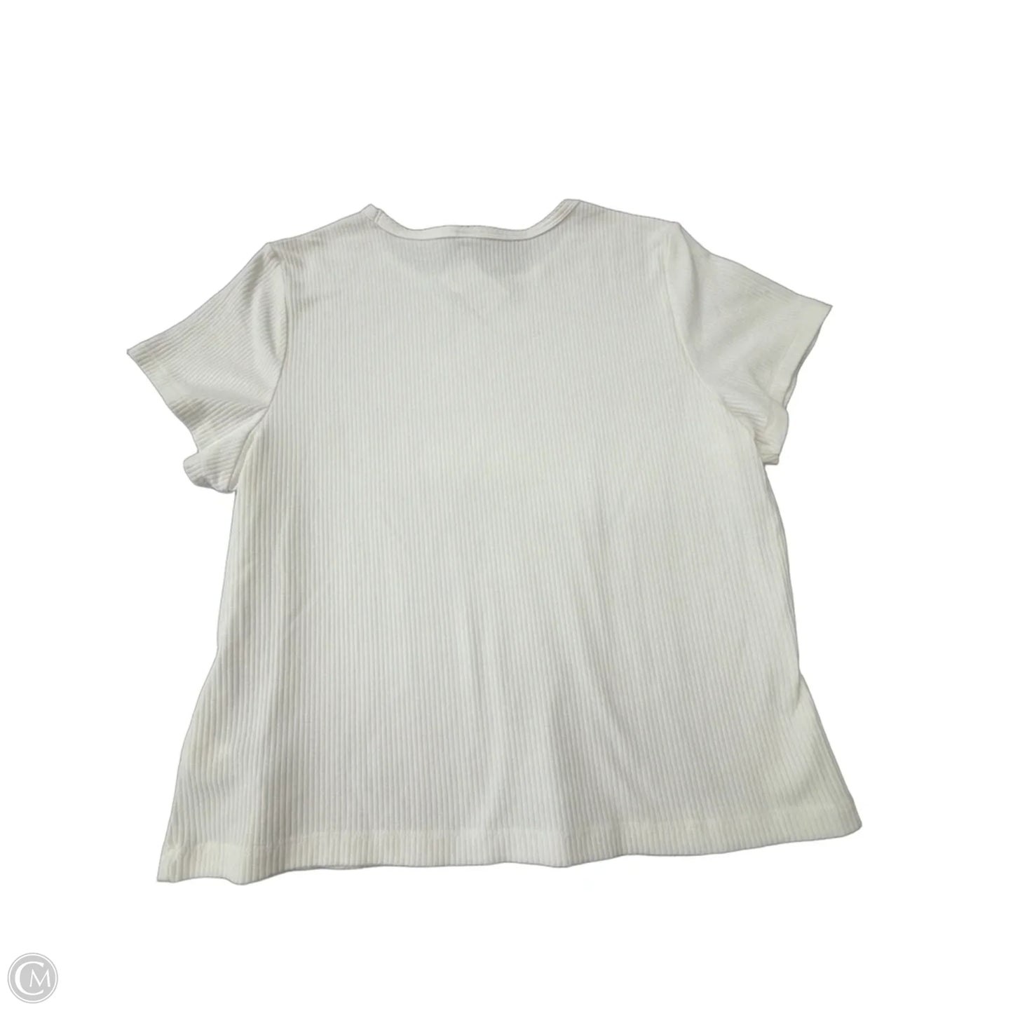 Top Short Sleeve By Old Navy In White, Size: Xl