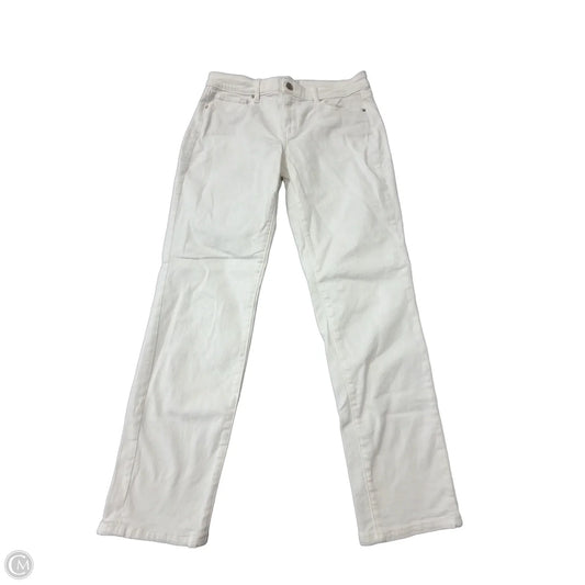 Jeans Skinny By White House Black Market In White, Size: 8