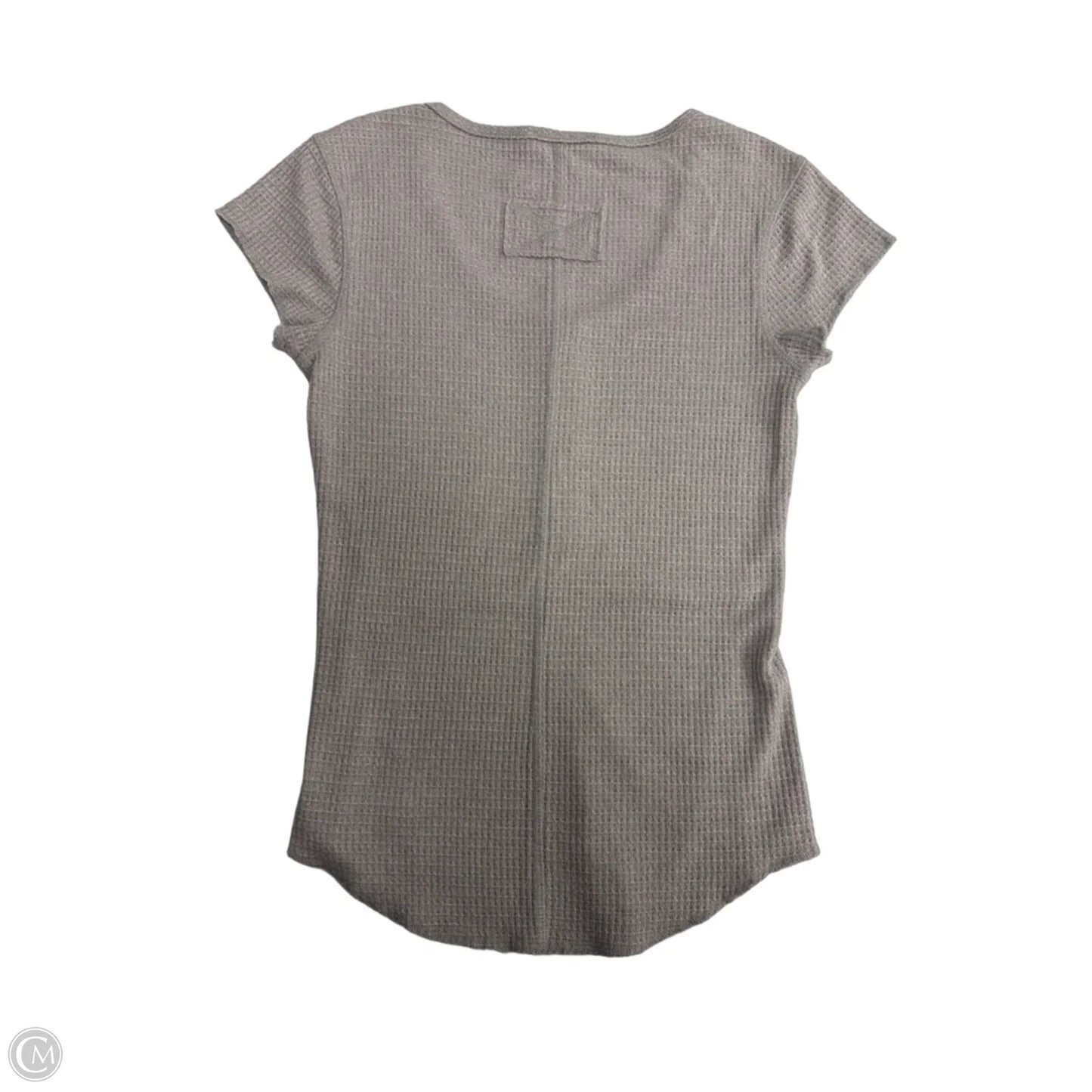 Top Short Sleeve By Zenana In Grey, Size: S