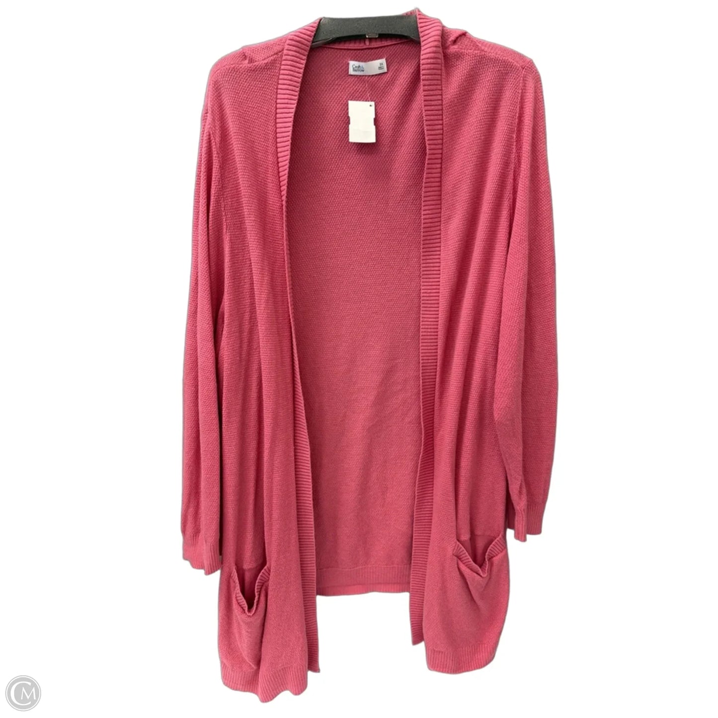 Cardigan By Croft And Barrow In Pink, Size: 3x
