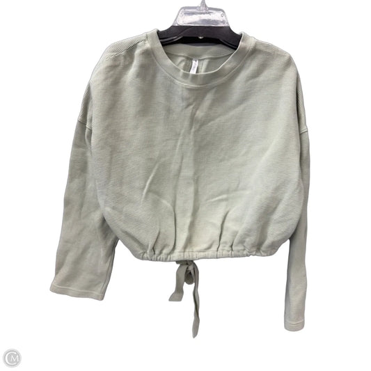 Sweatshirt Crewneck By Fabletics In Green, Size: S