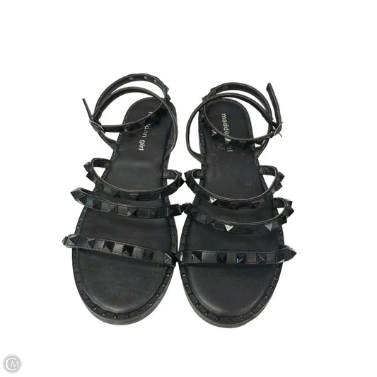 Sandals Flats By Madden Girl In Black, Size: 8