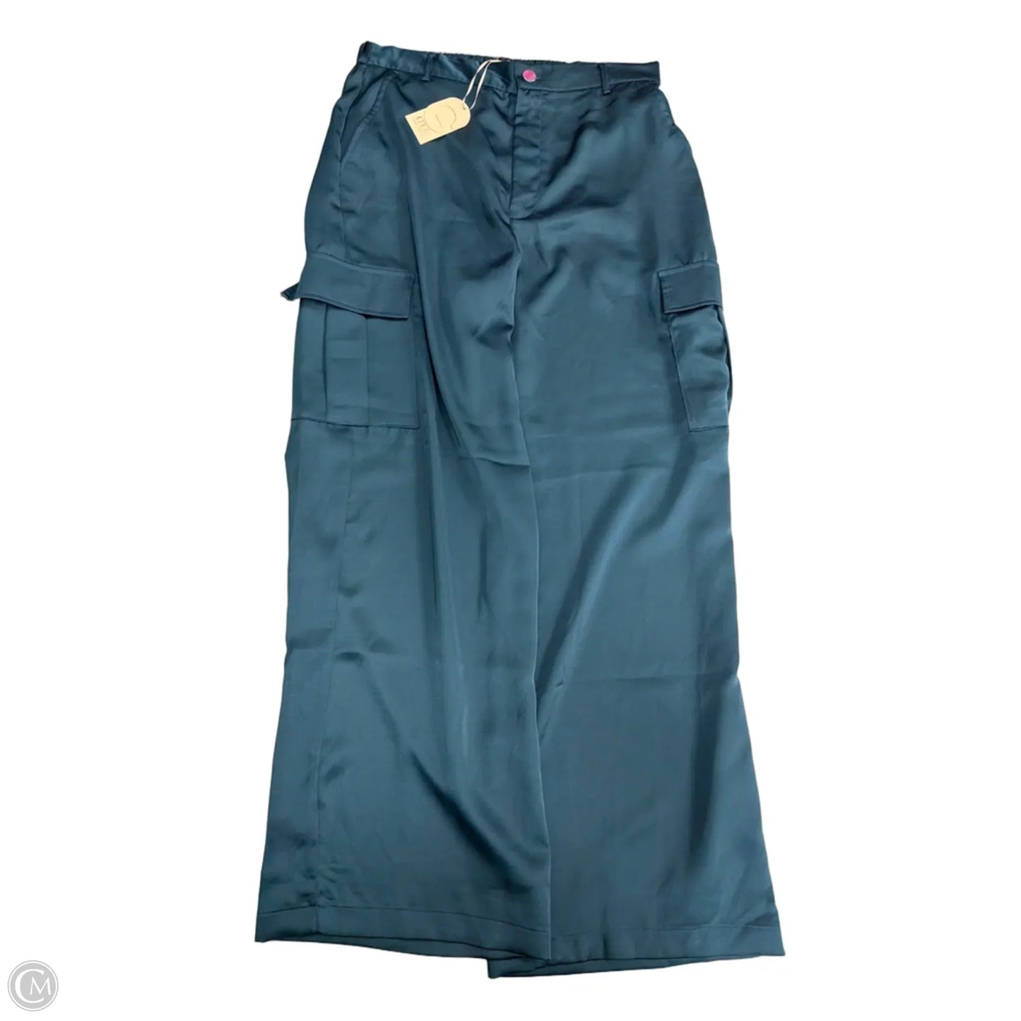Pants Wide Leg By Good Luck Gem In Blue, Size: 14