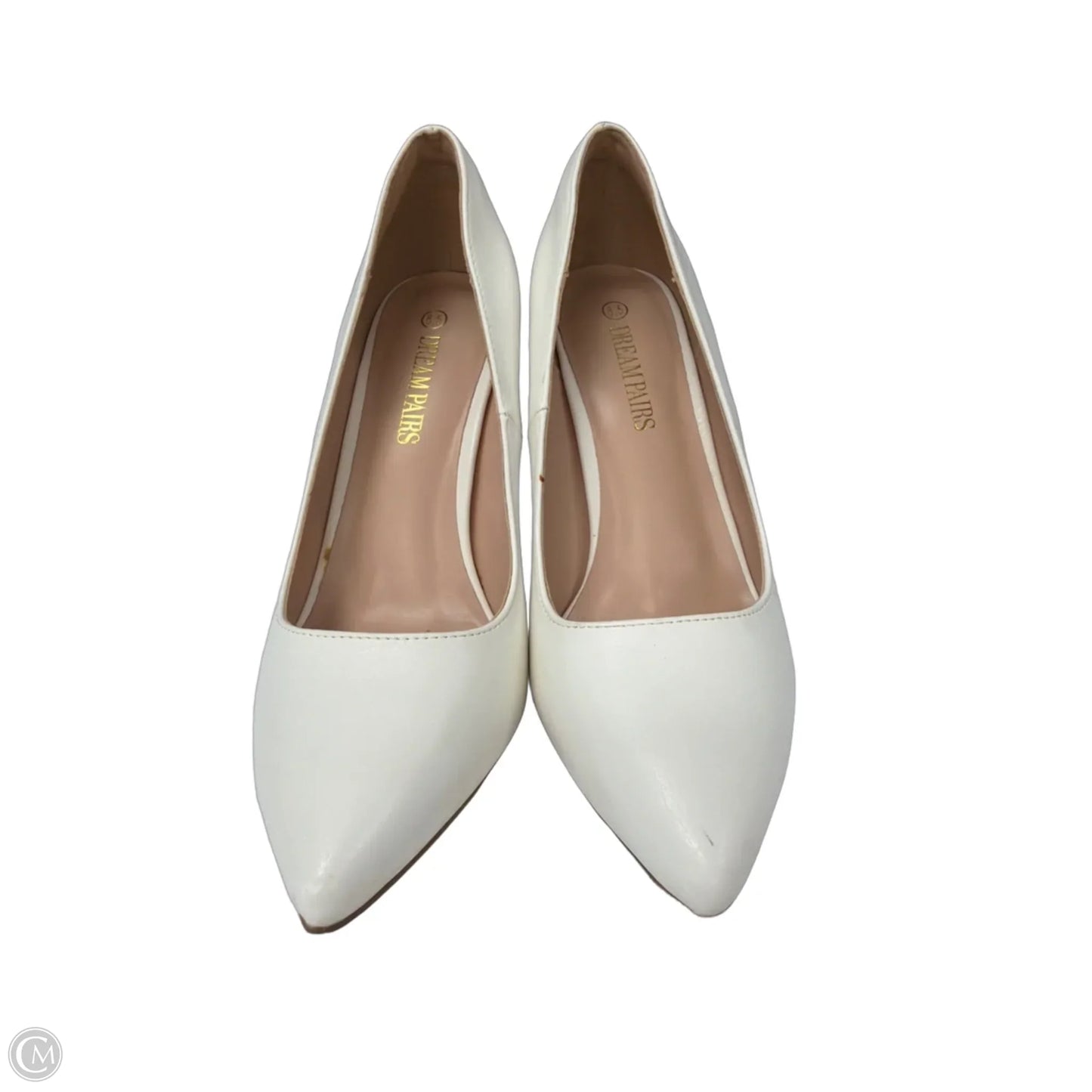 Shoes Heels Platform By Dream Pairs In White, Size: 8.5
