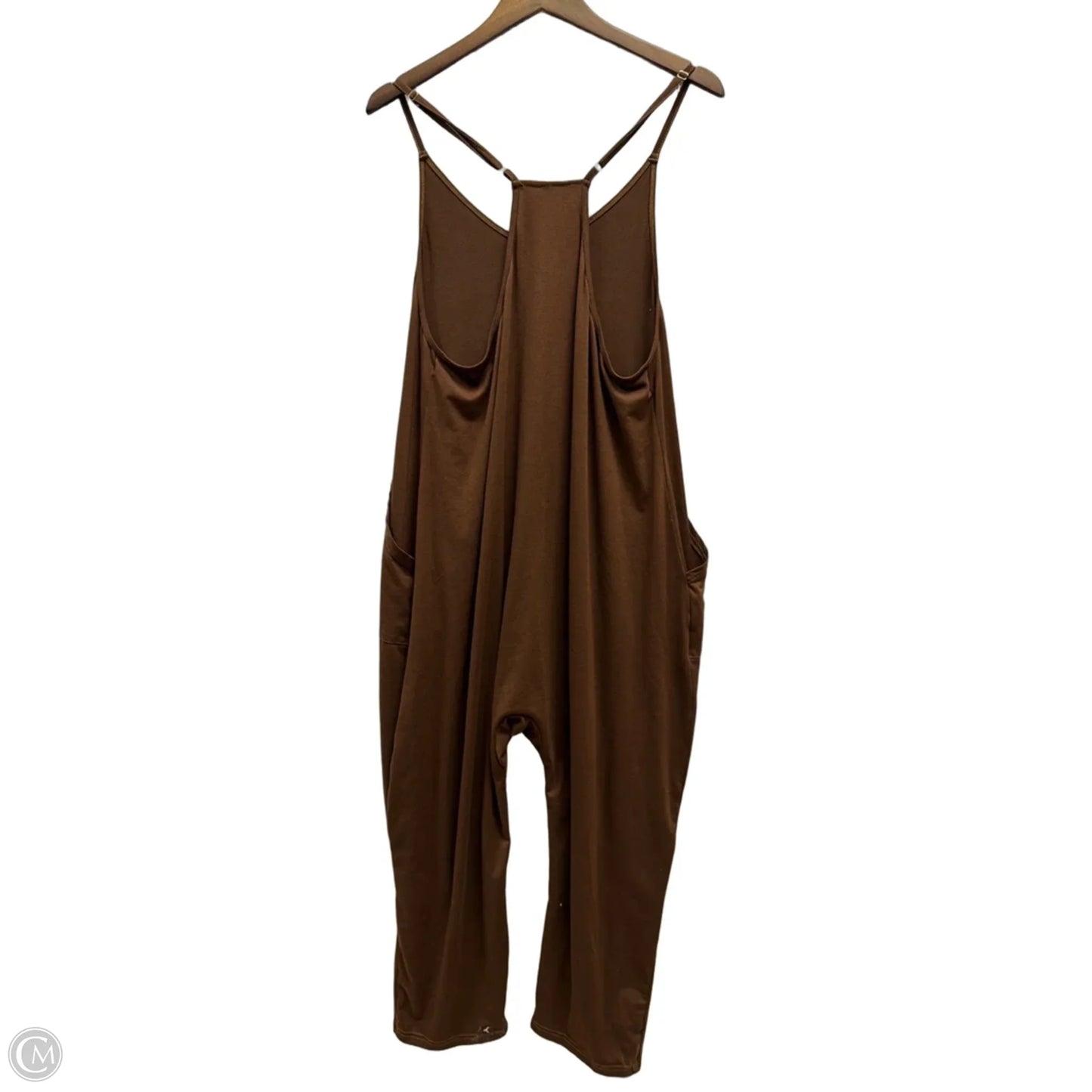 Jumpsuit By Clothes Mentor In Brown, Size: M