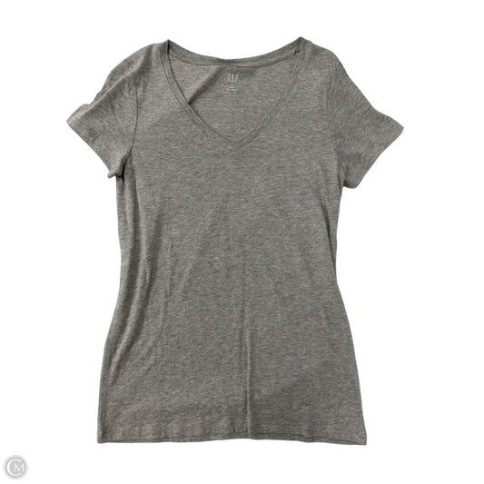 Top Short Sleeve Basic By Gap In Grey, Size: S