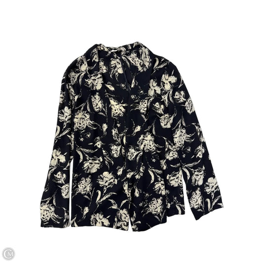 Kimono By Lush In Blue & Cream, Size: M