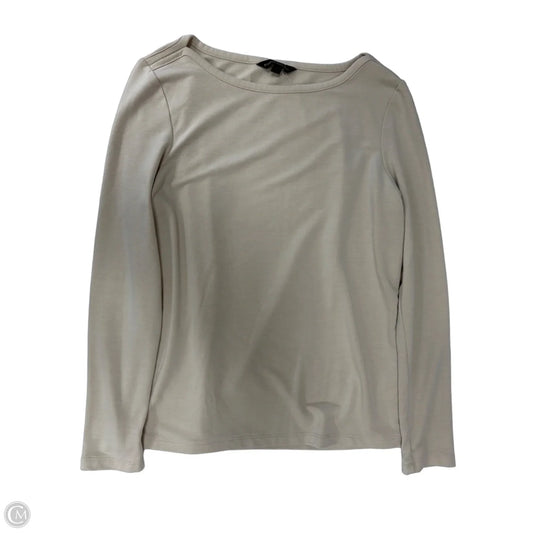 Top Long Sleeve By Banana Republic In Tan, Size: M