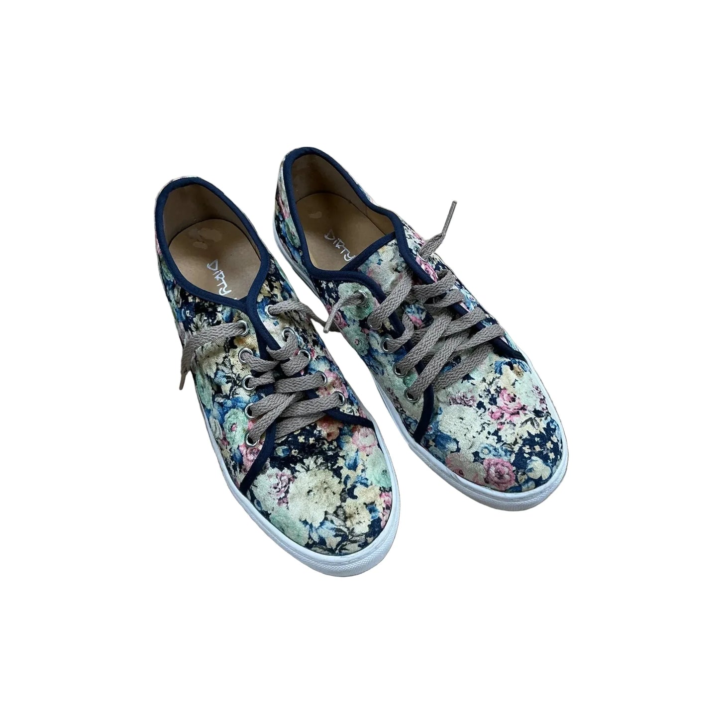 Shoes Sneakers By Clothes Mentor In Floral Print, Size: 8.5