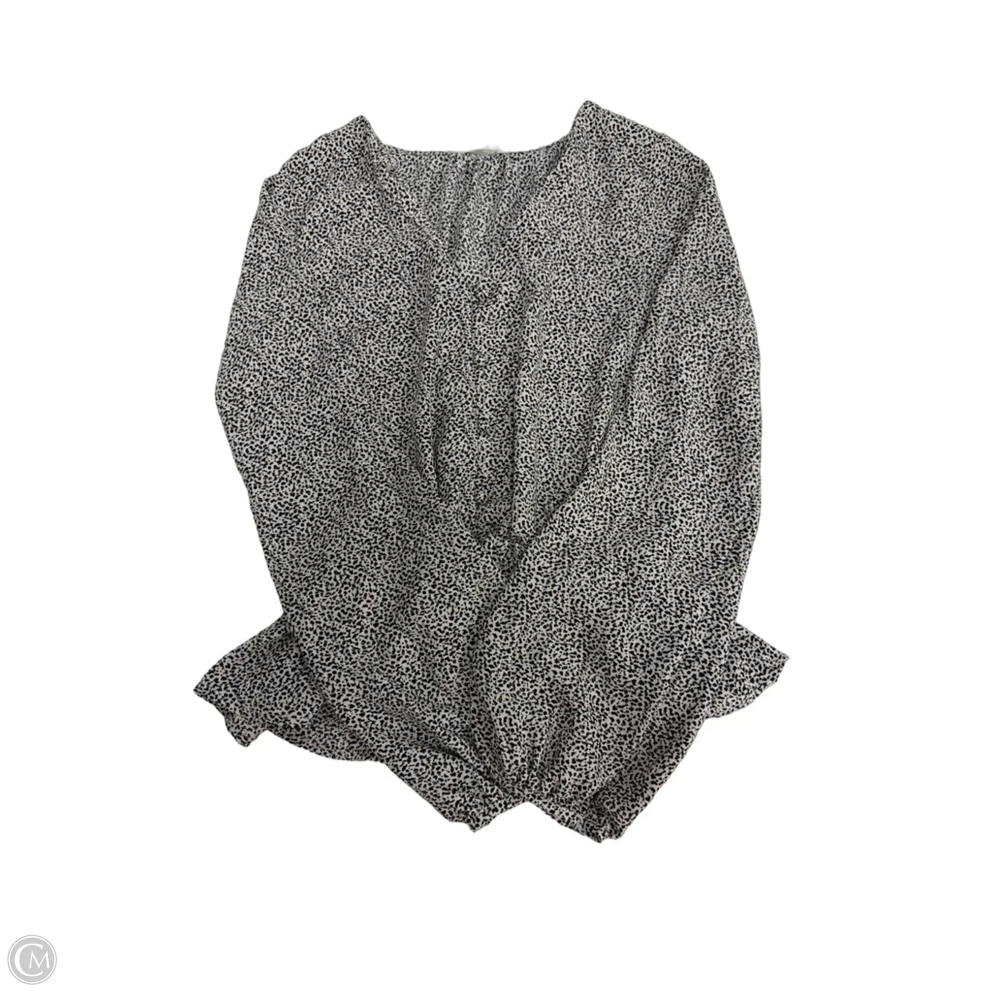 Top Long Sleeve By Sienna Sky In Animal Print, Size: Xs