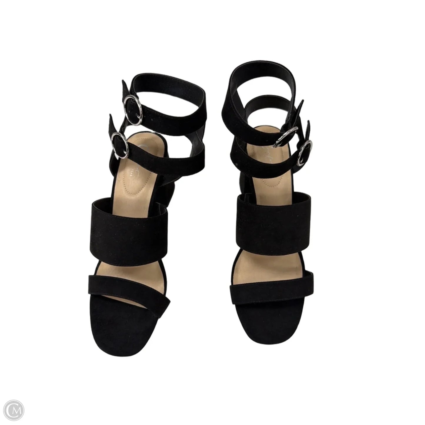 Shoes Heels Block By Cato In Black, Size: 10