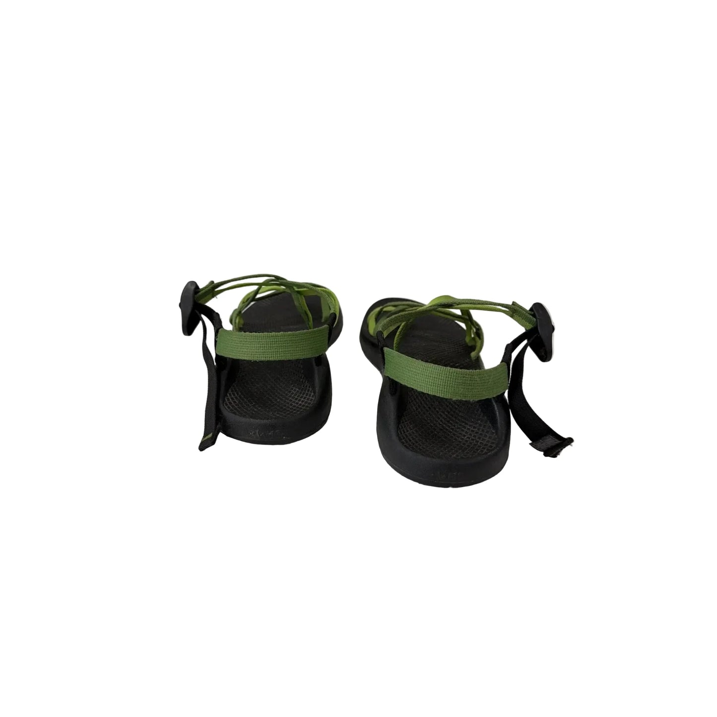 Sandals Flats By Chacos In Black & Green, Size: 10