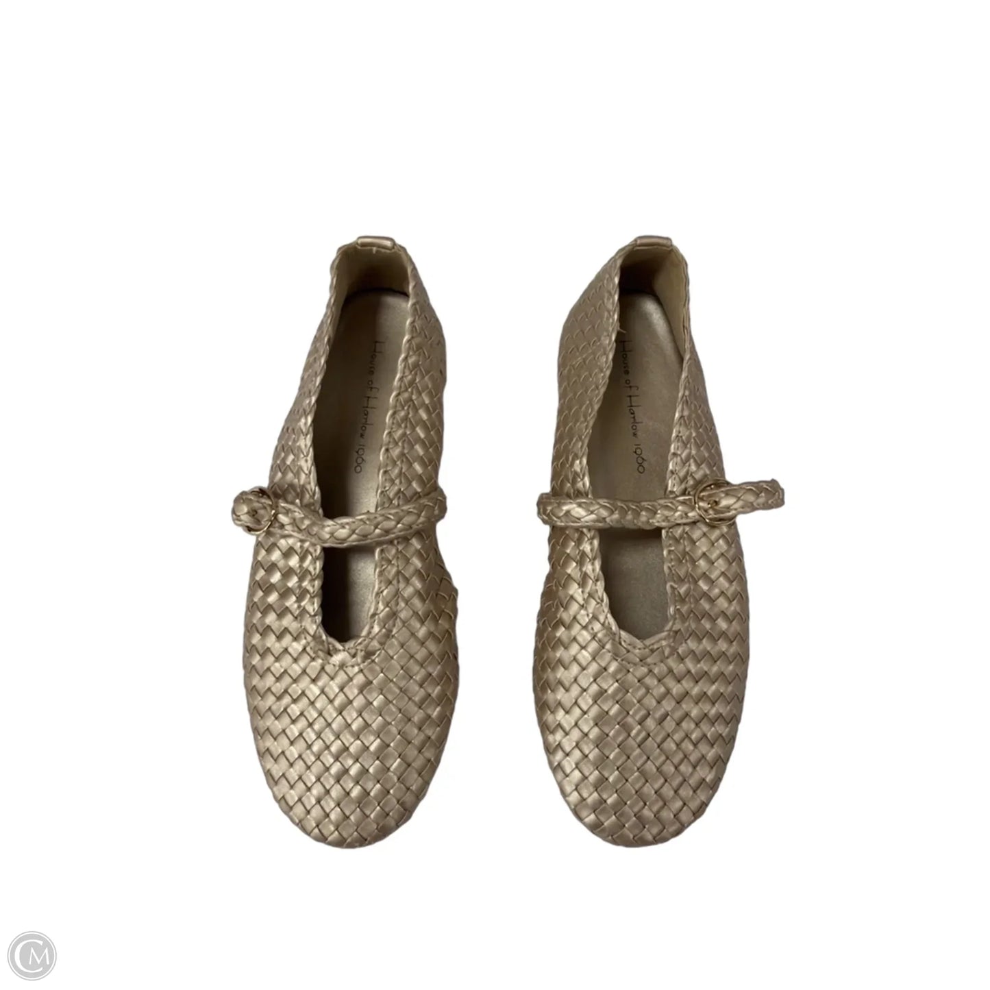 Shoes Flats By House Of Harlow In Gold, Size: 6.5