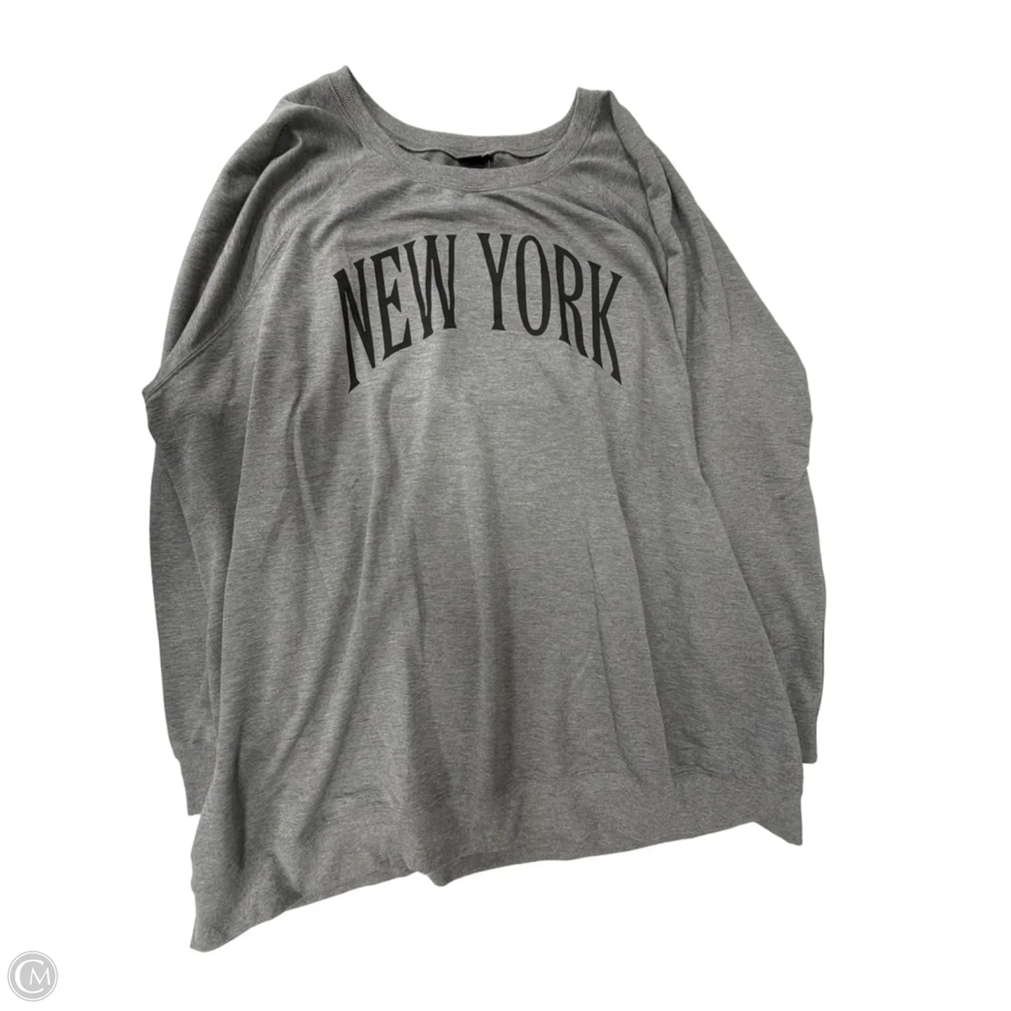Top Long Sleeve By Torrid In Grey, Size: 6