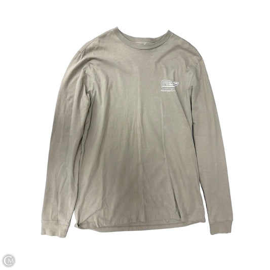 Top Long Sleeve By Vineyard Vines In Green, Size: Xs